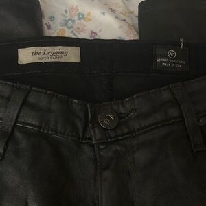 AG Adriano Goldschmied Black Super Skinny Jeans